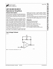 DataSheet LM218 pdf